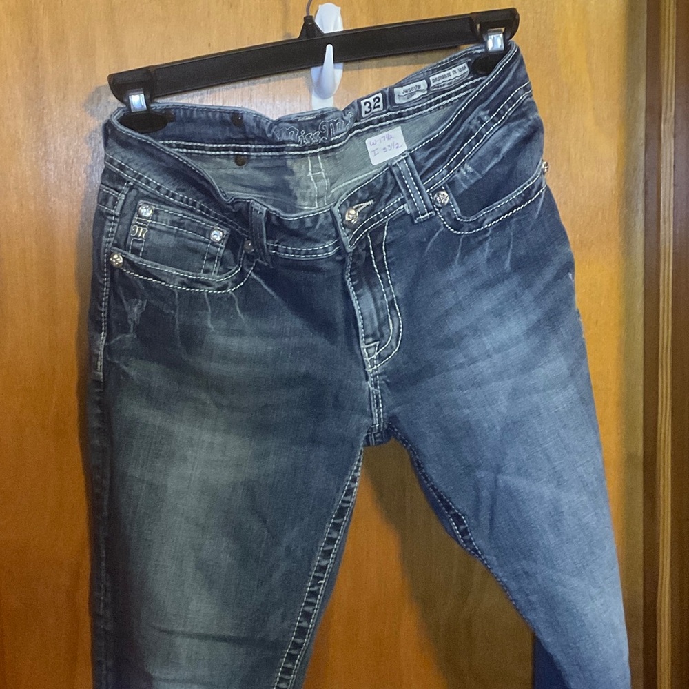 Miss Me Women's Dark Blue Skinny Jeans with Faded Wash